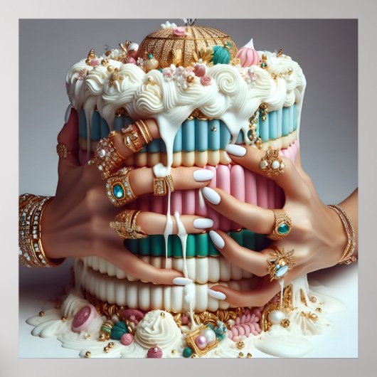 Glam mode luxe lifestyle foto poster (Voorkant)