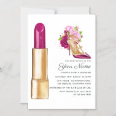 Glam mode show magnetische uitnodiging (Voorkant)