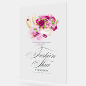 Glam Mode Show Welkom Acryl Bord (Hoek)