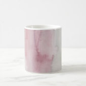 Glam Modern Blush Roze Blauw Goud gepersonaliseerd Koffiemok (Center)