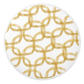 Glam Modern gouden Folie Keramische Knop (Voorkant)