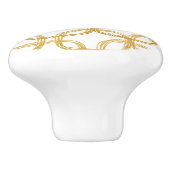 Glam Modern gouden Folie Keramische Knop (Zijkant)