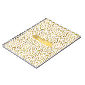 Glam Moderne afbeelding in Egypte Notitieboek (Linkerzijde)