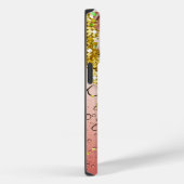 Glam Monogram M Bruine Marmeren Fantasy Regendrupp Case-Mate iPhone Case (Achterkant / Rechts)