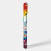 Glam Multi gekleurde Pareltjes en juwelen Case-Mate iPhone Case (Achterkant / Rechts)