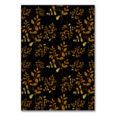 Glam Mystiek Zwart Goud Wolken Maan Bruiloft Kaart (Achterkant)