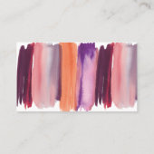 Glam Nail Polish Art Manicure Salon Visitekaartje (Achterkant)