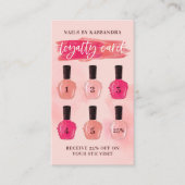 Glam Nail Poolse flesjes penseel Slag Nail Loyalty Visitekaartje (Voorkant)