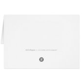 Glam navy Silver  kalligrafie bedankt (Achterkant Horizontaal)