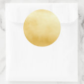 Glam nep goud metalen ronde stickers (Tas)