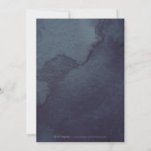 Glam night goudglitter calligrafie verjaardagsfees kaart (Achterkant)