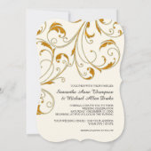 Glam Old Hollywood Regency Black Stropdas Event St Kaart (Achterkant)