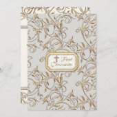 Glam Old Hollywood Regency Cross First Community Kaart (Voorkant / Achterkant)