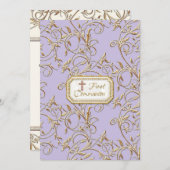 Glam Old Hollywood Regency Cross First Community Kaart (Voorkant / Achterkant)