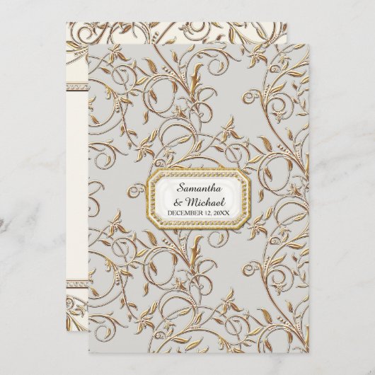 Glam Old Hollywood Regency Zwart Stropdas Lavendel Kaart (Voorkant / Achterkant)