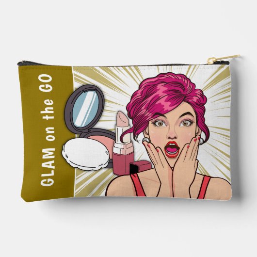 Glam op de Go make-up tas (Achterkant)