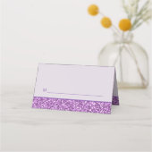 Glam Paarse leuke zitplaatsen voor Bat Mitswa Part Plaatskaartje (Voorkant)