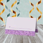 Glam Paarse leuke zitplaatsen voor Bat Mitswa Part Plaatskaartje