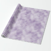 Glam Paarse strepen Cadeaupapier (Uitgerold)
