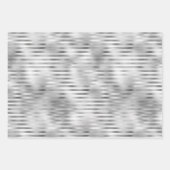 Glam Paarse strepen Inpakpapier Vel (Voorkant 3)