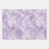 Glam Paarse strepen Inpakpapier Vel (Voorkant)