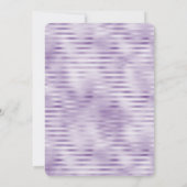 Glam Paarse strepen Kaart (Achterkant)