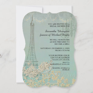 Glam  Paris Parisian Stylish Vrijgezellenfeest Kaart