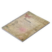  Glam Paris Shabby Chic Custom Notitieboek (Linkerzijde)