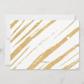 Glam Party Birthday Invitation Kaart (Achterkant)