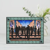 Glam Party Kaart (Staand voorkant)