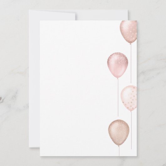 Glam Party Meisje Make-up Spa 10e verjaardagsfeest Kaart (Achterkant)