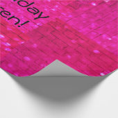 Glam Party personaliseren Cadeaupapier (Hoek)