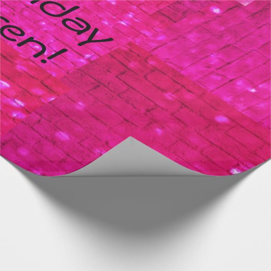 Glam Party personaliseren Cadeaupapier (Hoek)