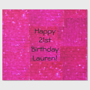 Glam Party personaliseren Cadeaupapier