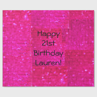 Glam Party personaliseren Cadeaupapier