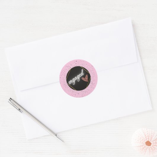 Glam pasta ronde sticker (Envelop)