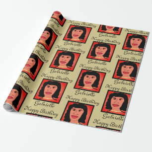 Glam Pearls Avatar Birthday Wrapping Paper Cadeaupapier