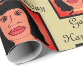 Glam Pearls Avatar Birthday Wrapping Paper Cadeaupapier (Rol Hoek)