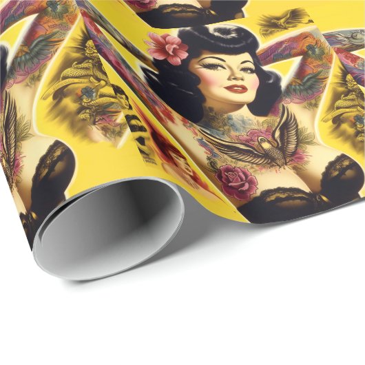 Glam Pin-up Cadeaupapier (Rol Hoek)