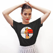  Glam Pin-Up T-Shirt – Retro Comic Pop Art