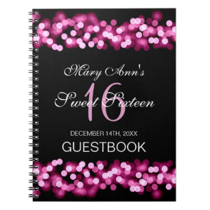 Glam Pink, 16-partijenboek Hollywood Notitieboek