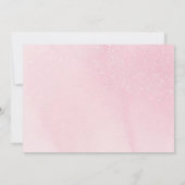 Glam Pink Cowgirl Boots Bridal Shower Kaart (Achterkant)