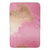 Glam Pink en Gold Badmat (Voorkant Verticaal)