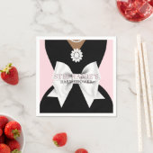 Glam Pink Etnisch Fancy Tiffany Theme Baby shower Servet (Insitu)