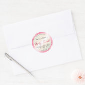  Glam Pink Glitter Body Scrub Labels (Envelop)