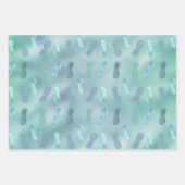 Glam Pink Glitter Gold Pineappels Inpakpapier Vel (Voorkant 3)