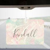 Glam Pink Glitter Pastel Girly Pattern Luchtverfrisser