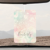 Glam Pink Glitter Pastel Girly Pattern Luchtverfrisser