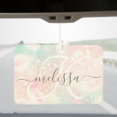 Glam Pink Glitter Pastel Girly Pattern Luchtverfrisser