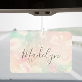 Glam Pink Glitter Pastel Girly Pattern Luchtverfrisser